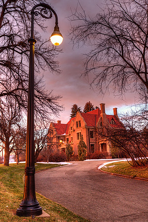 Kendrick Mansion Sunrise--December 2014-