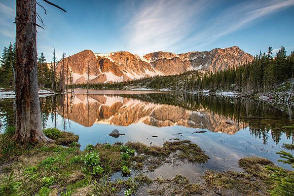 Mirror Lake, Snowy Range--2014