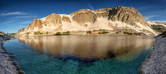 Lookout Lake Panorama--Snowy Range, Wyoming-